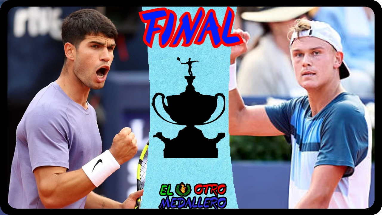 Resumen de la GRAN FINAL del Master 500 de Godó 2025, con Carlos Alcaraz y Holger Rune disputando este último peldaño por el título.