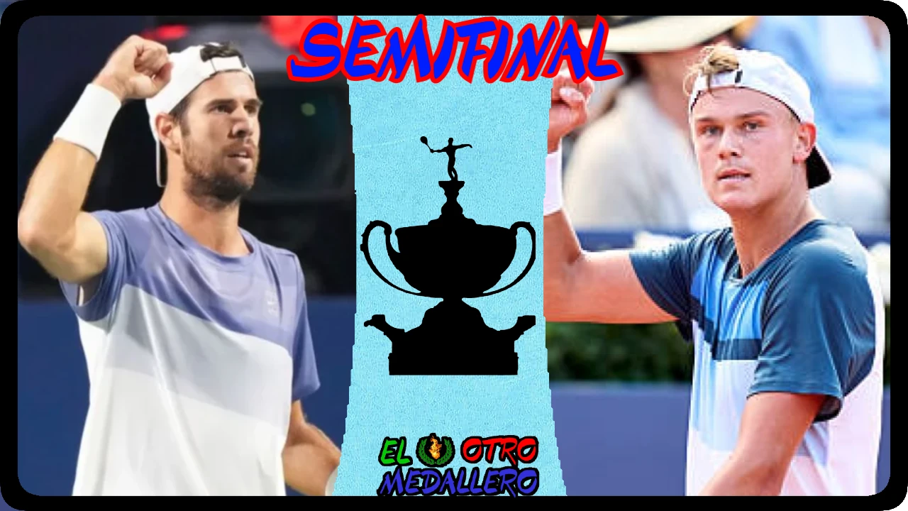 Resumen de la semifinal del Master 500 de Godó 2025, con Karen Khachanov y Holger Rune buscando la Gran Final.