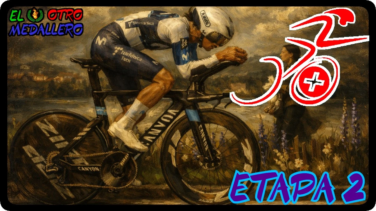 Resumen de la segunda etapa del Tour de Romandía de 2025, con una jornada de nuevo durísima para continuar sumando fatiga al pelotón.