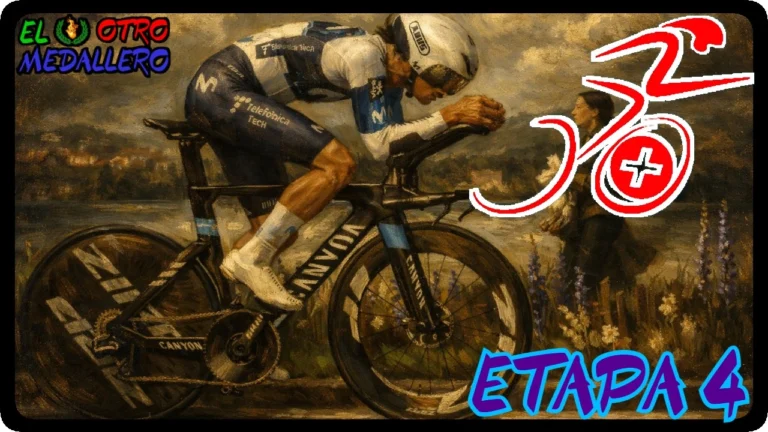 Resumen de la cuarta etapa del Tour de Romandía de 2025, con la etapa reina en la que los grandes líderes del pelotón han de luchar por la victoria final.