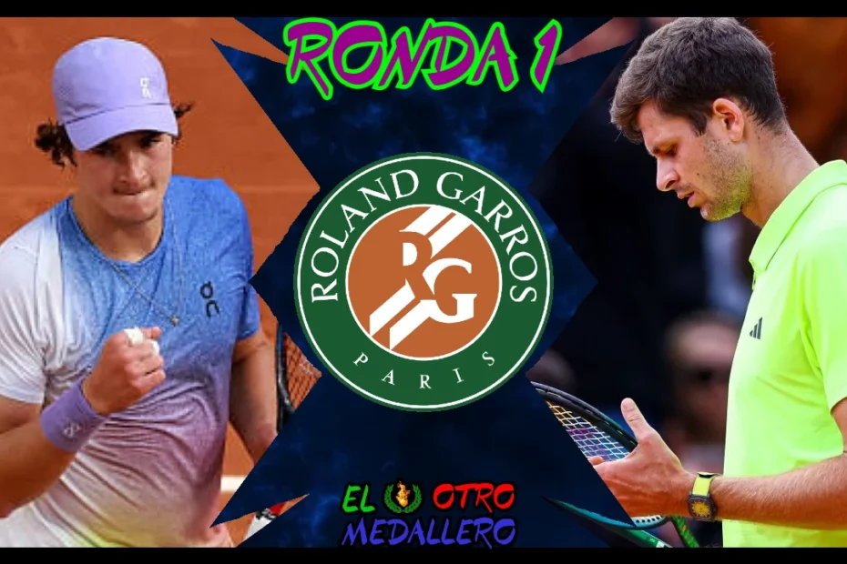 Resumen del gran partido de la primera ronda de Roland Garros de 2025, con Joao Fonseca y Hubert Hurkacz que llegan a por todas.