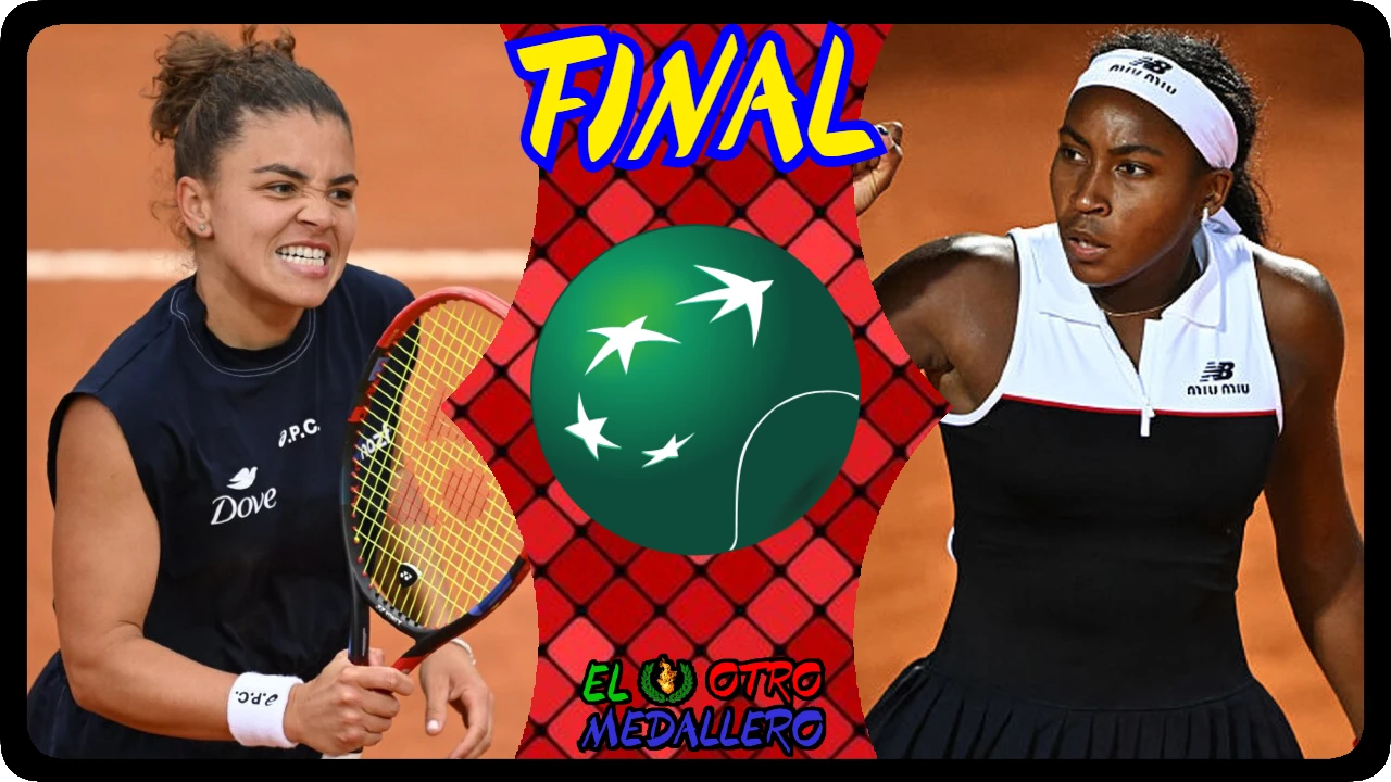 Resumen del partido de la GRAN FINAL del master 1000 de Roma, con Coco Gauff y Jasmine Paolini en la disputa por el título.