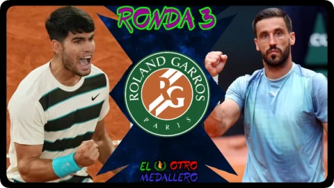 Carlos Alcaraz – Damir Dzumhur / Tercera Ronda / Roland Garros 2025