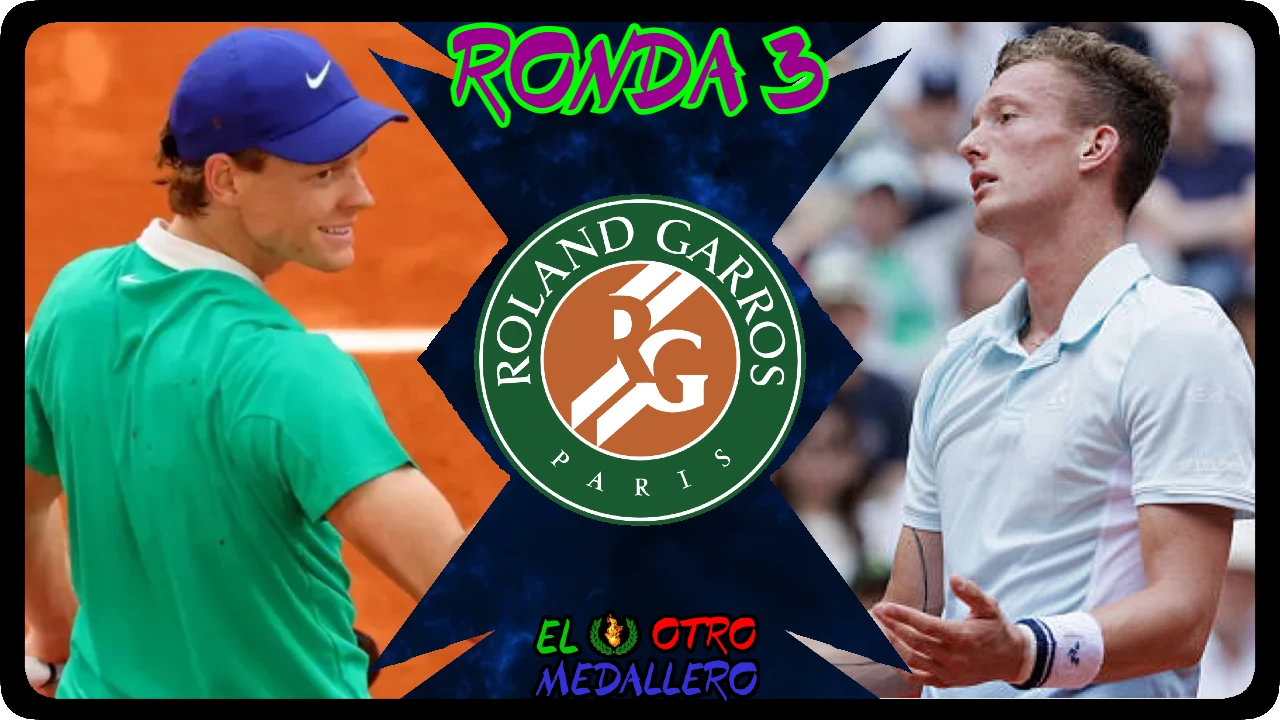 Resumen del tercer partido de Jannik Sinner en Roland Garros de 2025, contra jiri Lehecka, el primer rival de entidad para el número 1 del mundo.