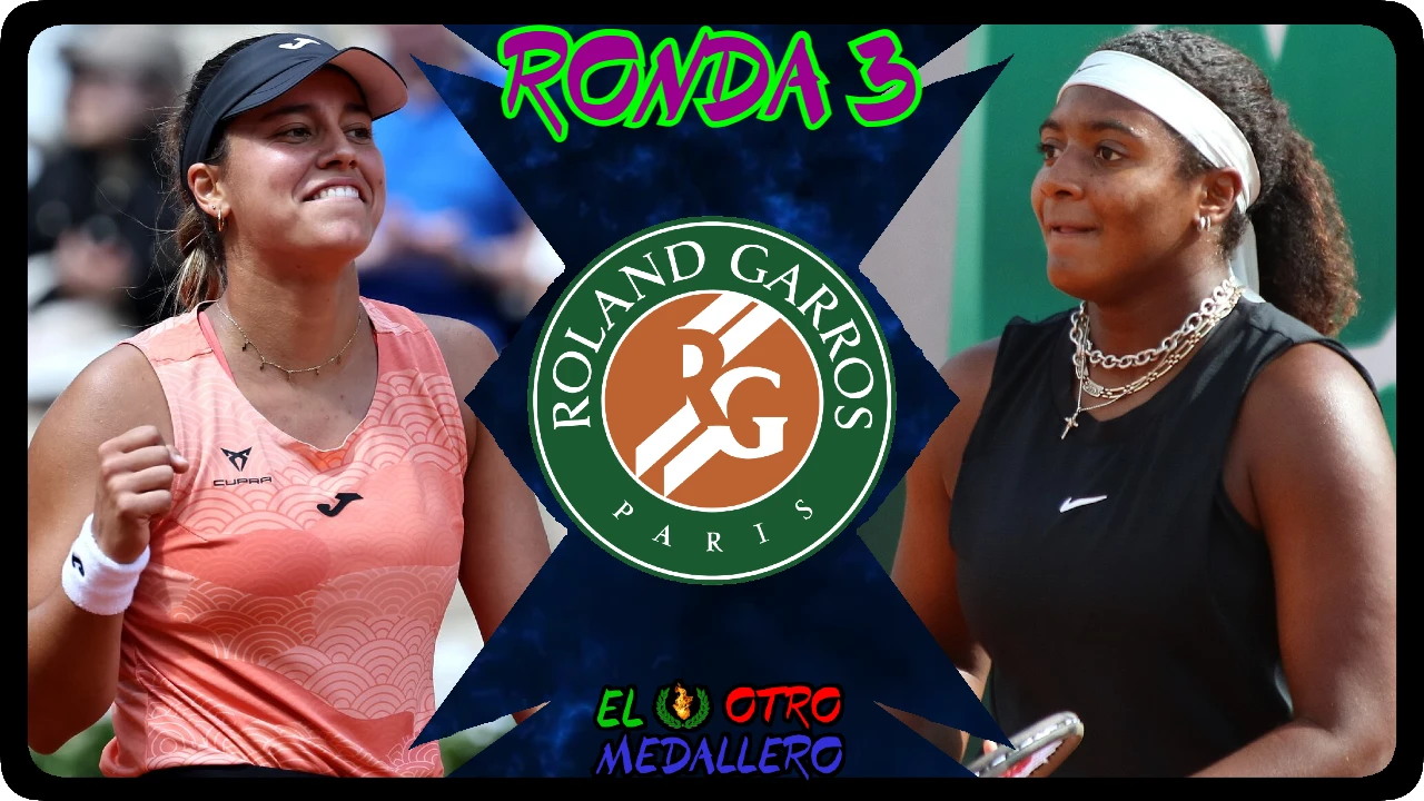 Resumen del tercer partido de Jessica Bouzas en Roland Garros de 2025, contra Hailey Baptiste, buscando sus primeros octavos de final.