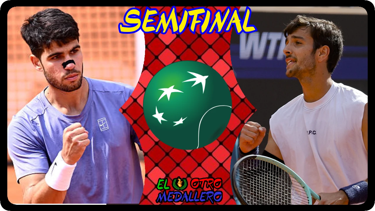 Resumen del partido de Semifinales de Carlos Alcaraz del master 1000 de Roma, contra Lorenzo Musetti, uno de los jugadores más en forma sobre la tierra batida.