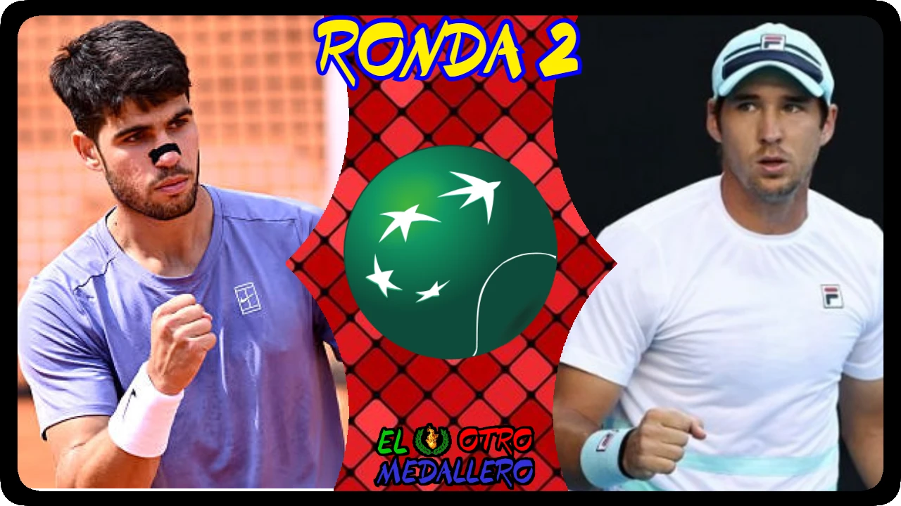 Resumen del debut de Carlos Alcaraz del master 1000 de Roma, contra Dusan Lajovic para intentar recuperar su mejor nivel tras la lesión.