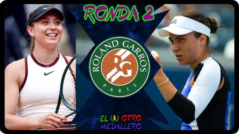 Resumen del segundo partido de Paula Badosa en Roland Garros de 2025, contra Elena Gabriela-Ruse para continuar avanzando rondas.