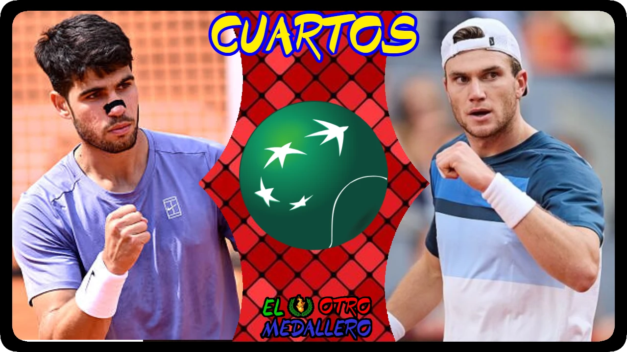 Resumen del partido de cuartos de final de Carlos Alcaraz del master 1000 de Roma, contra Jack Draper, uno de los jugadores más en forma del circuito masculino.