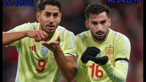 Dinamarca VS España /Grupo A/ Nations League masculina 24/25