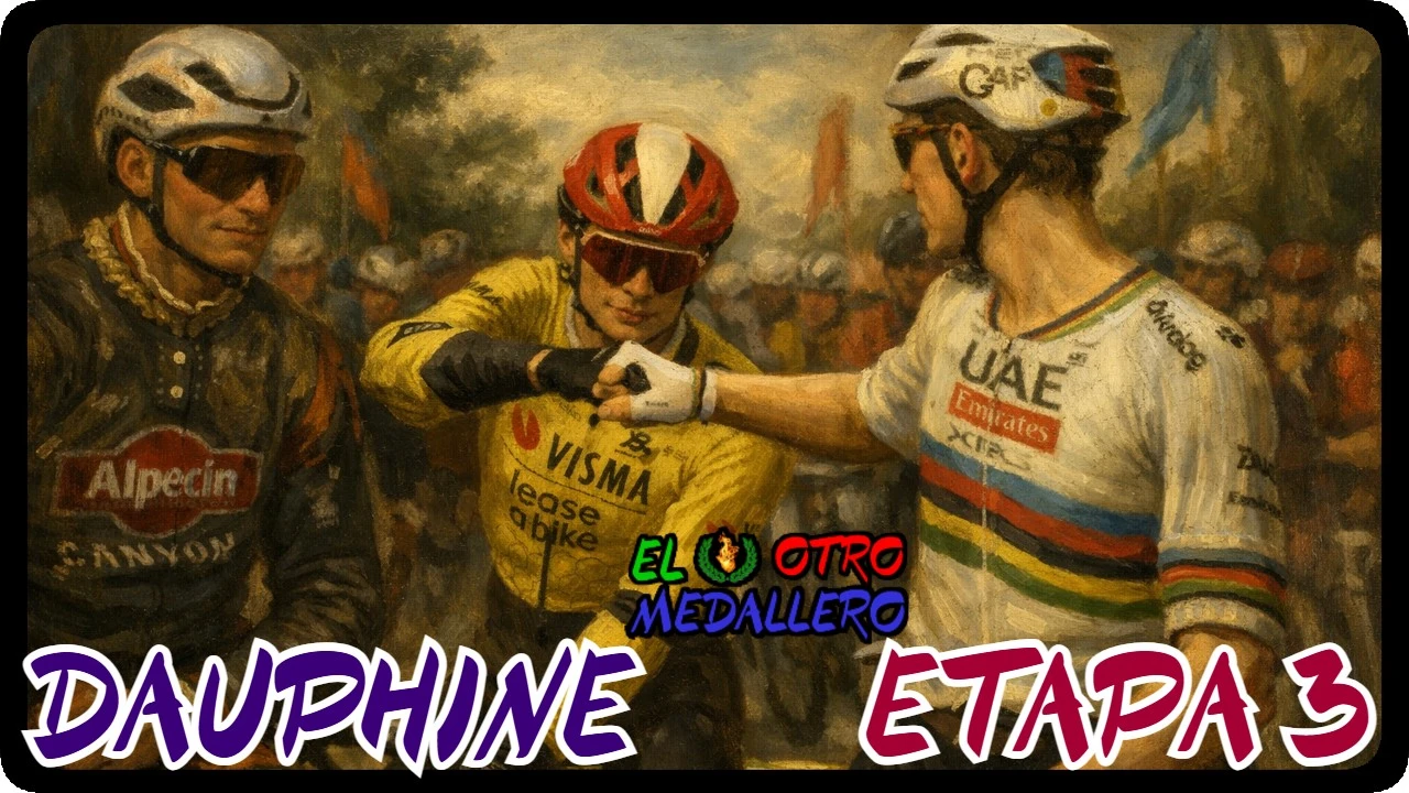 Resumen de la tercera etapa del Criterium de Dauphiné de 2025, con una nueva jornada complicadísima en esta carrera que no tiene freno alguno.