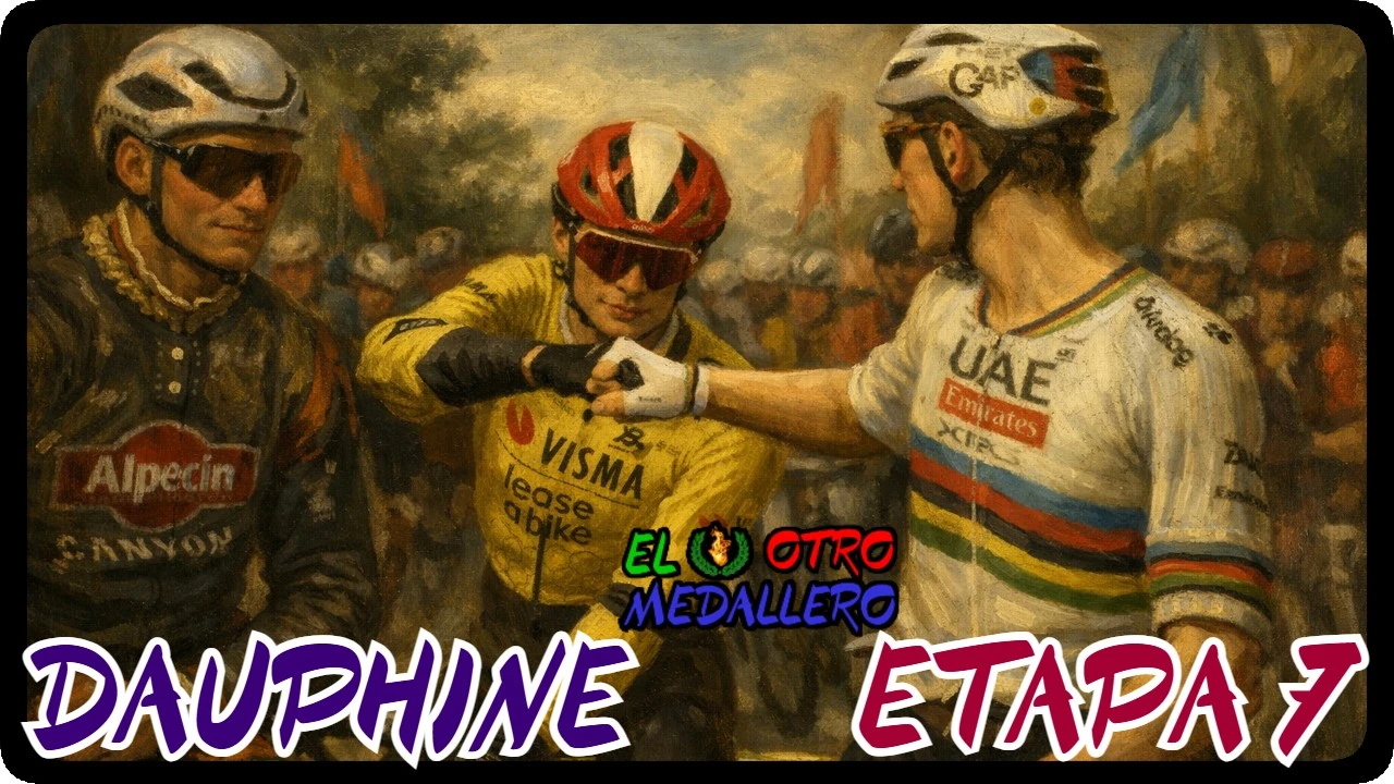 Resumen de la séptima etapa del Criterium de Dauphiné de 2025, con la etapa reina de la carrera en una etapa durísima por delante.