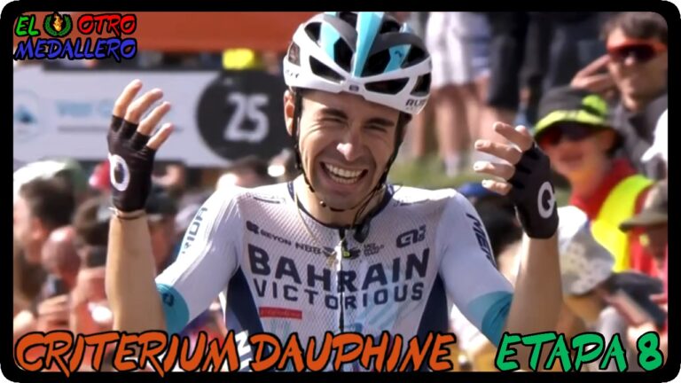 Resumen de la octava etapa del Criterium de Dauphiné de 2025, con una última jornada para cerrar la carrera por todo lo alto.