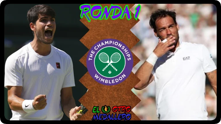 Resumen del debut de Carlos Alcaraz en Wimbledon 2025, contra el siempre polémico Fabio Fognini, en búsqueda de encontrar las mejores sensaciones.