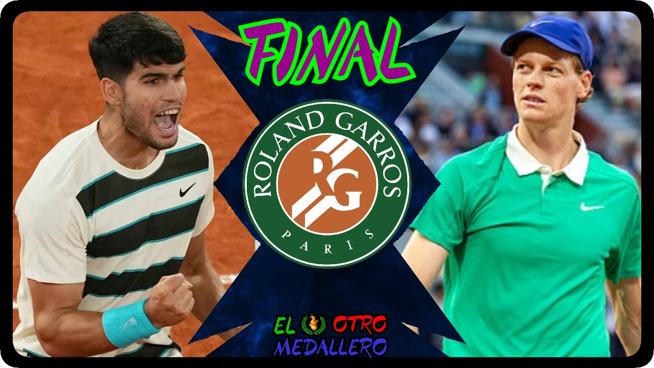Resumen de la GRAN FINAL de este Roland Garros de 2025, con Carlos Alcaraz y Jannik Sinner, los dos mejores del mundo en búsqueda del título.