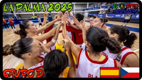 España VS Rep. Checa / Grupo D / Eurobasket sub 18 La Palma 2025