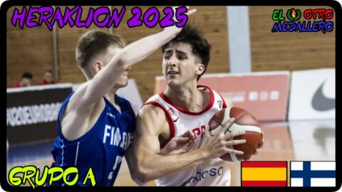 España VS Finlandia / Grupo A / Eurobasket sub 20 Heraklion 2025
