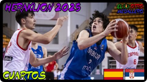 España VS Serbia / Cuartos / Eurobasket sub 20 Heraklion 2025