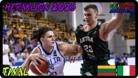 Lituania VS Italia / FINAL / Eurobasket sub 20 Heraklion 2025