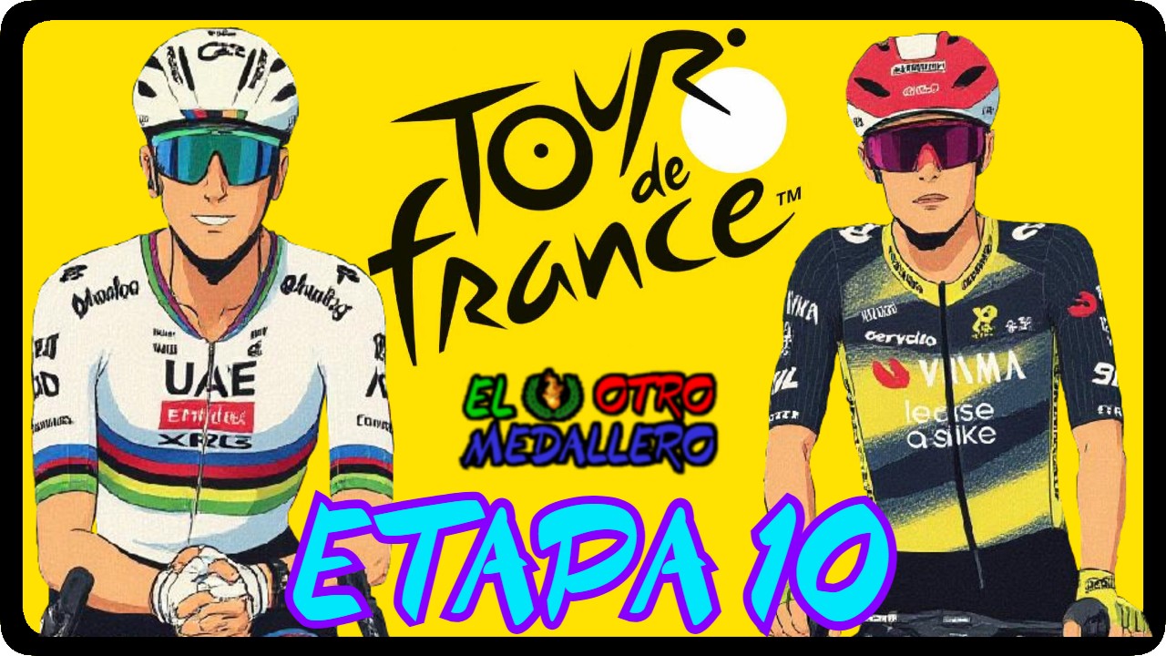 Resumen de la décima etapa del Tour de Francia de 2025, con la llegada de la gran montaña y el mazizo central para una batalla preciosa.