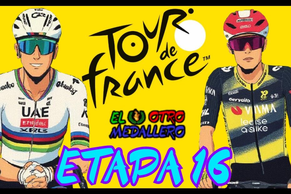 Resumen de la decimosexta etapa del Tour de Francia de 2025, con la llegada a los andes y la subida al Mont Ventoux, el Gigante de la Provenza.