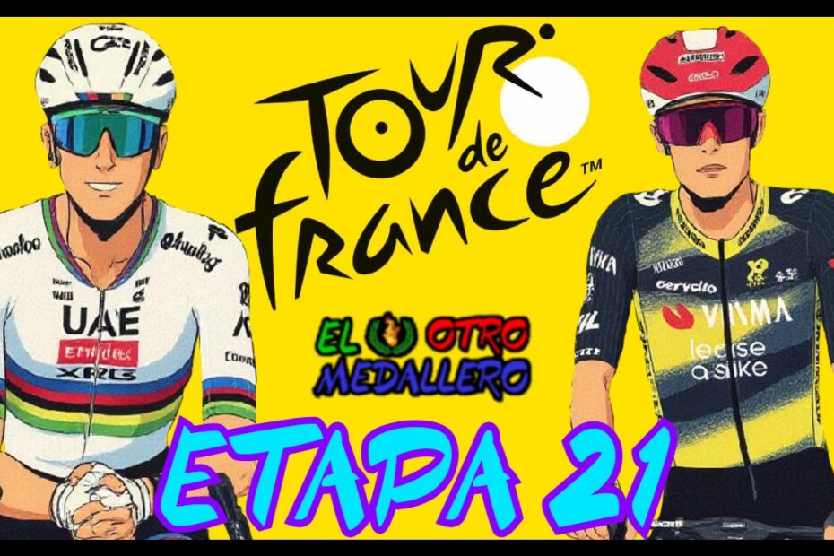 Resumen de la vigesimoprimera etapa del Tour de Francia de 2025, la última ya para poder disfrutar del final de la competición y el pódium de los campeones.
