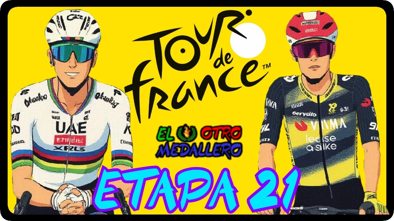 Resumen de la vigesimoprimera etapa del Tour de Francia de 2025, la última ya para poder disfrutar del final de la competición y el pódium de los campeones.