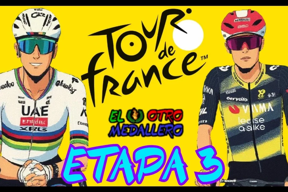 Resumen de la tercera etapa del Tour de Francia de 2025, con una jornada muy similar a la inicial y propensa a que se formen abanicos de nuevo.