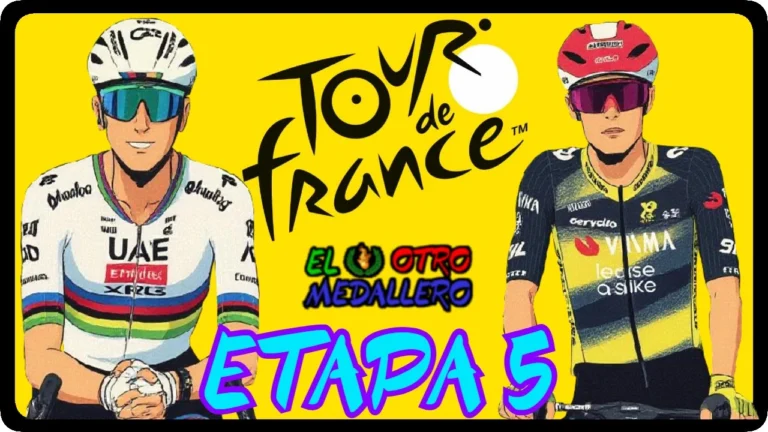 Resumen de la quinta etapa del Tour de Francia de 2025, con una contrarreloj de 33 km donde se van a empezar a marcar las diferencias.