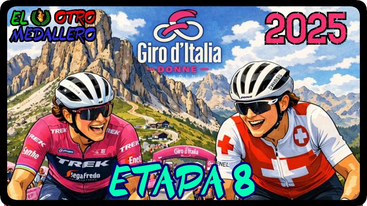 Resumen de la octava etapa del Giro Femenino 2025, con una última bastante pestosa y complicada para ponerle el broche final a la edición.