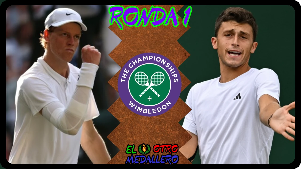Resumen del debut de Jannik Sinner en Wimbledon 2025, contra Luca Nardi, en este duelo transalpino para empezar de la mejor forma posible.