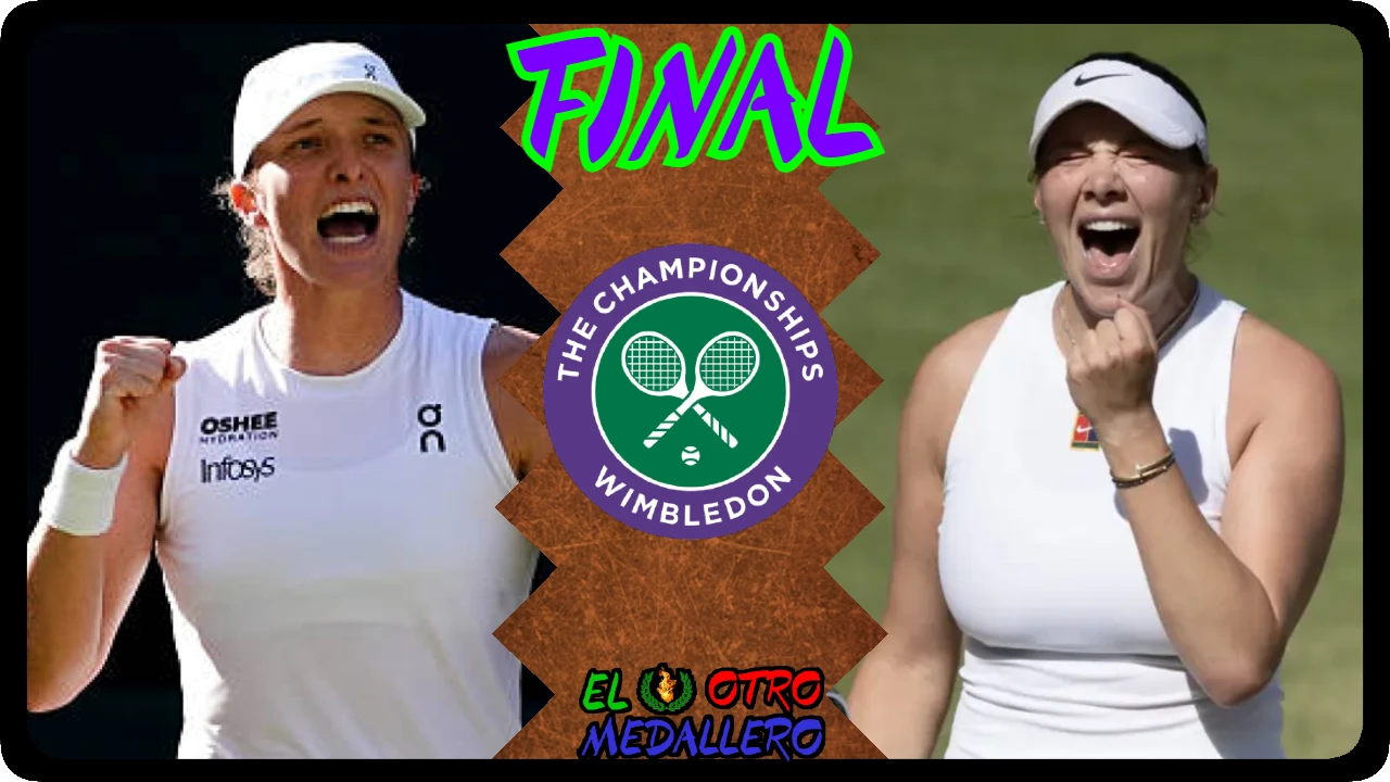 Resumen de la GRAN FINAL de Wimbledon 2025, con Iga Swiatek y Amanda Anisimova tratando de llevarse por primera vez el trofeo.