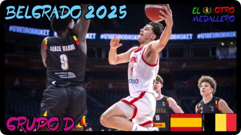 España – Bélgica / Grupo D / Eurobasket sub 18 Belgrado 2025