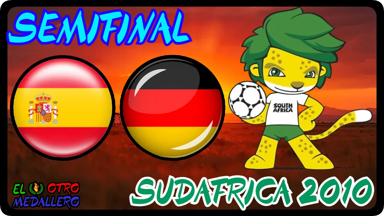 Resumen de la SEMIFINAL del Mundial de Sudáfrica 2010, con España y Alemania buscando meterse en la lucha por el título.