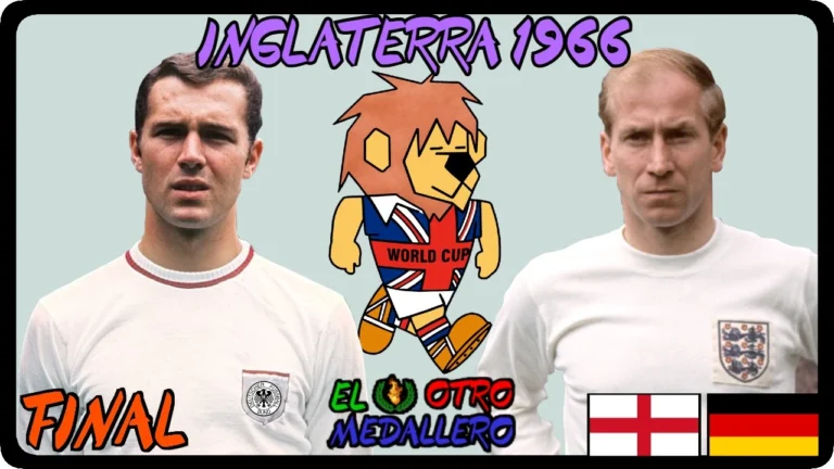 Resumen de la GRAN FINAL del Mundial de Inglaterra 1966, con Inglaterra y Alemania buscando el ansiado título de campeones del mundo.