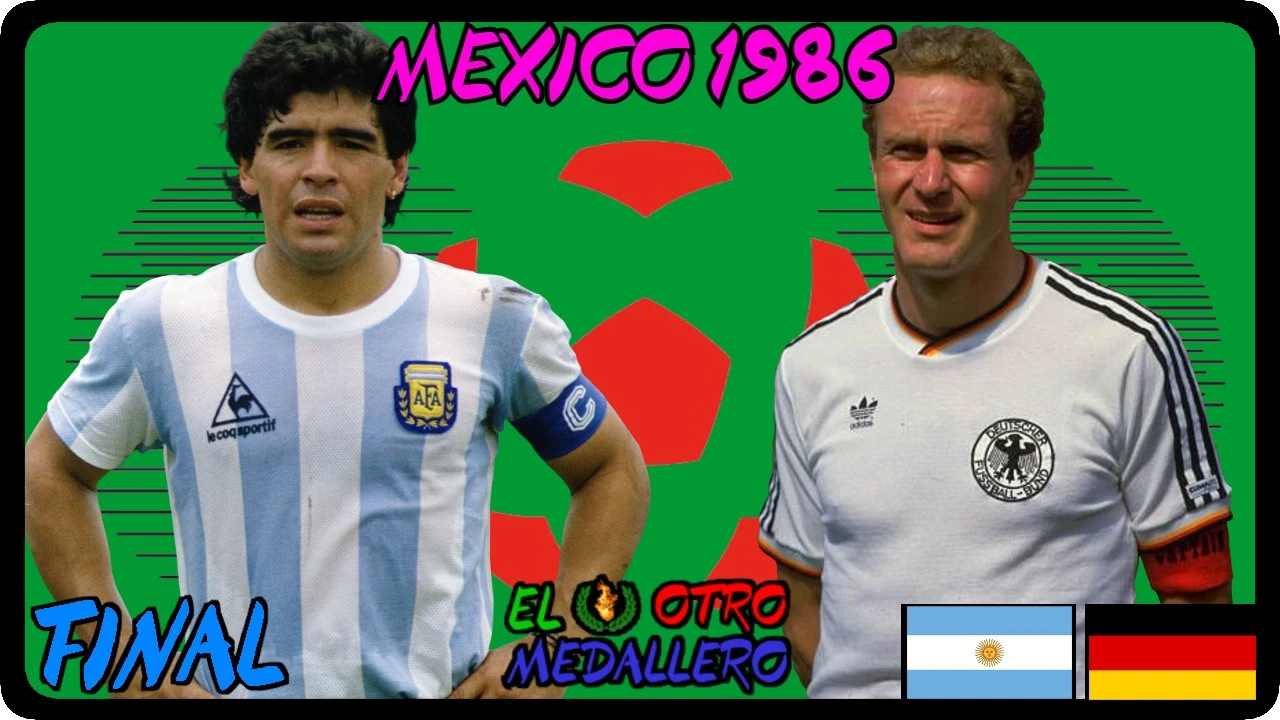 Resumen de la GRAN FINAL del Mundial de México 1986, con Argentina y Alemania en búsqueda de este nuevo título para adornar sus vitrinas.
