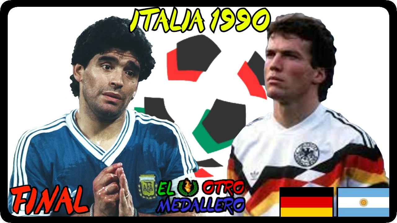 Resumen de la GRAN FINAL del Mundial de Italia 1990, con Alemania y Argentina reeditando la de 1986, ambas en búsqueda del tercer título de su historia.
