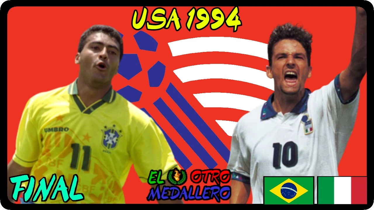 Resumen de la GRAN FINAL del Mundial de USA 1994, con Brasil e Italia buscando ambas su cuarto entorchado de su historia.