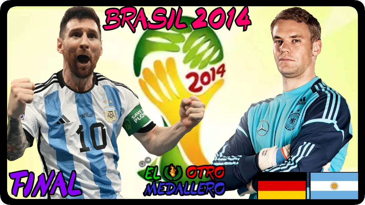 Resumen de la GRAN FINAL del Mundial de Brasil 2014, con Alemania y Argentina buscando seguir aumentando su palmarés.