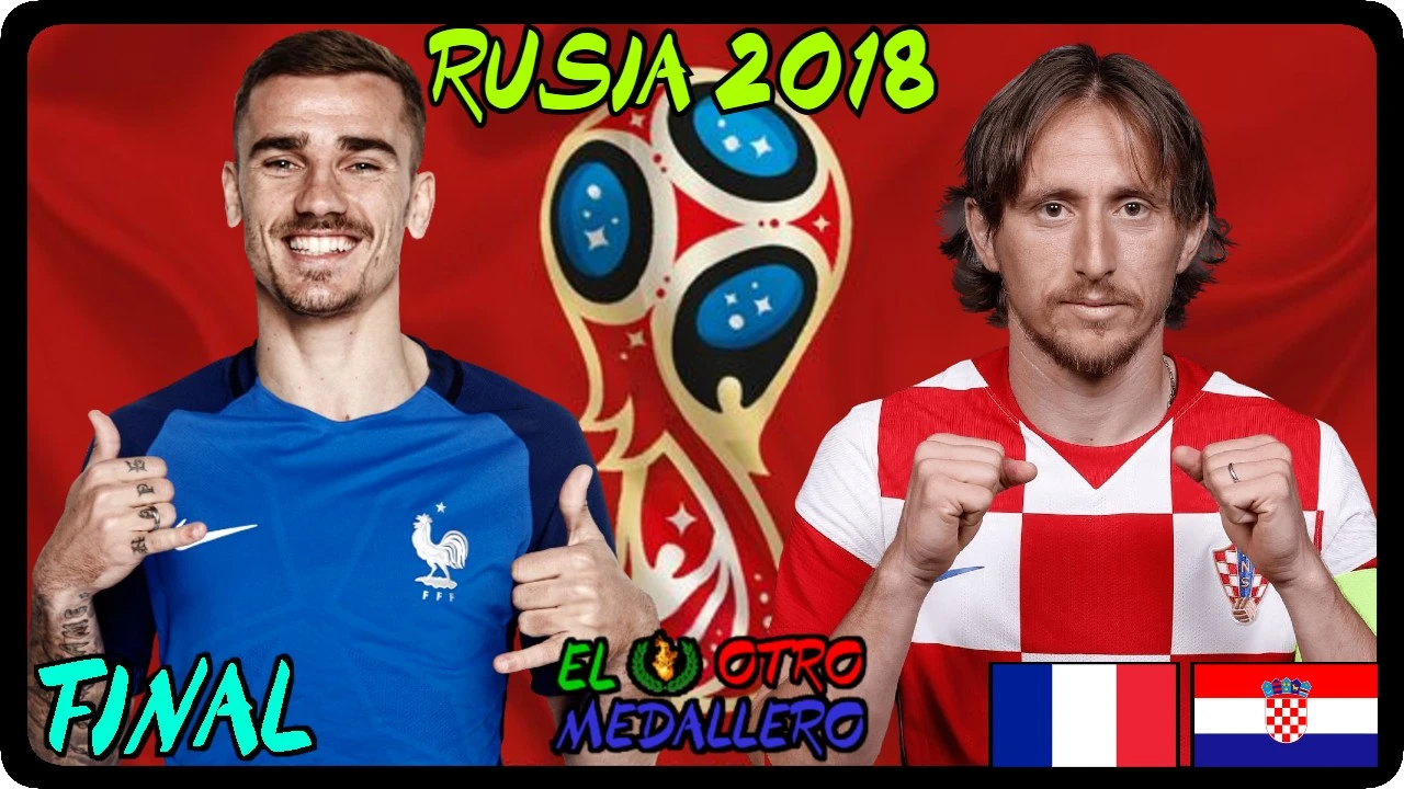 Resumen de la GRAN FINAL del Mundial de Rusia 2018, con Francia y con Croacia buscando la gloria en estos noventa minutos.