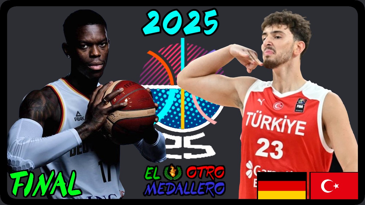 Resumen de la GRAN FINAL del Eurobasket de 2025, con Alemania y Turquía en un partido de alta tensión y rivalidad por el título.