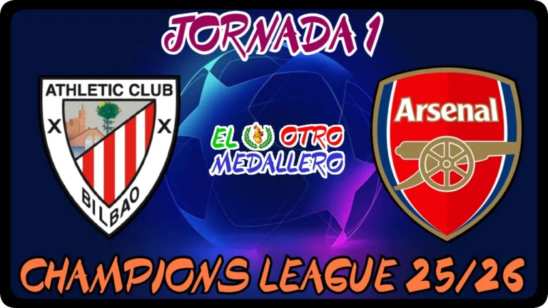 Resumen del primer partido de la Champions League 25/26, con el Athletic y el Arsenal buscando debutar de la mejor manera posible.