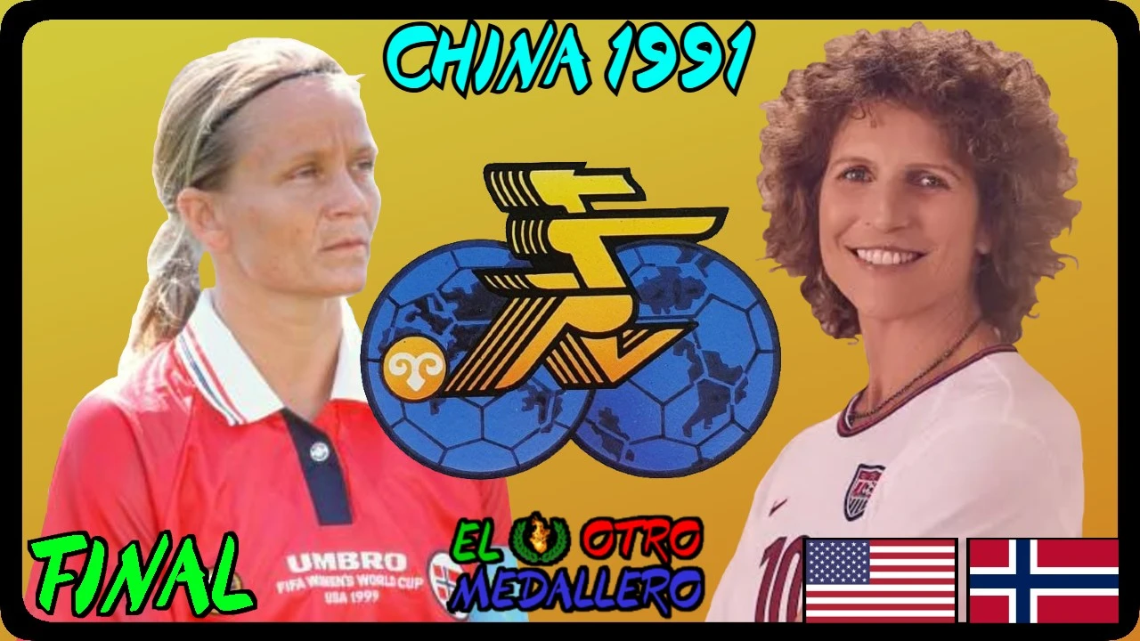 Resumen de la GRAN FINAL del mundial de China 1991, con Noruega y EEUU buscando ser la primera gran campeona de la historia.