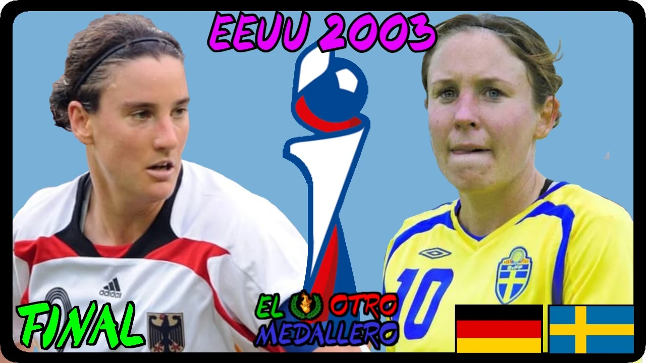 Resumen de la GRAN FINAL del mundial de EEUU 2003, con Alemania y Suecia buscando su primer título en esta final europea.