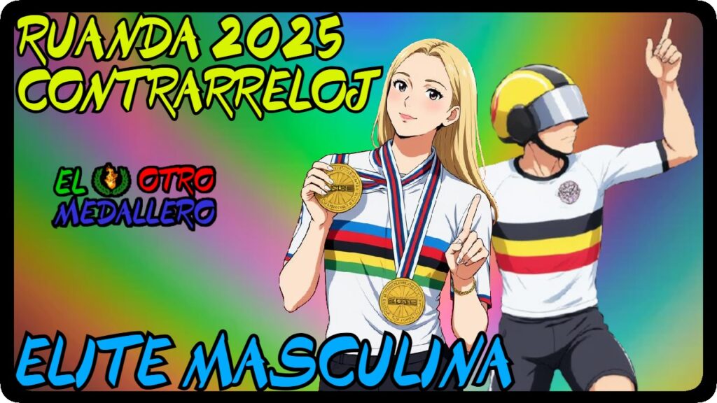 Resumen de la contrarreloj élite masculina disputada en el mundial de Ruanda 2025, con el duelo tremendo entre Tadej Pogacar y Remco Evenepoel.