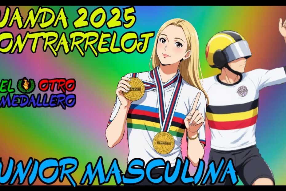 Resumen de la contrarreloj junior masculina del mundial de Ruanda 2025, con las mejores de la modalidad buscando el maijot arcoiris.