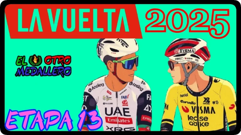 Resumen de la decimotercera etapa de la Vuelta a España de 2025, con la subida al Angliru, uno de los grandes colosos de la carrera.