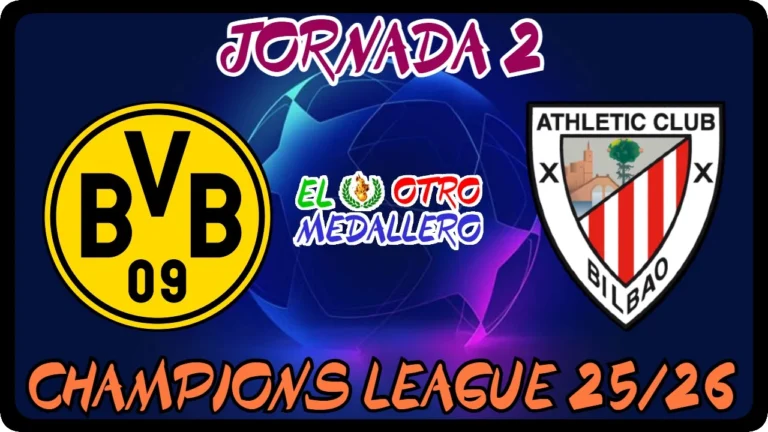 Resumen del segundo partido de la Champions League 25/26, con el Athletic buscando su primera victoria contra el Borussida Dormundt.