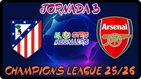 Atlético de Madrid – Arsenal / Jornada 3 / Champions League 25/26