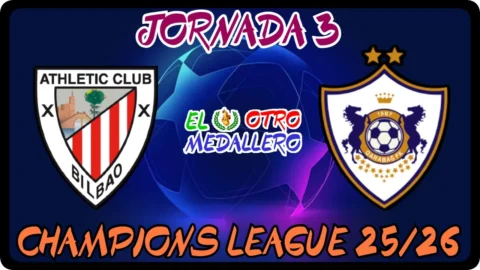 Athletic Club – Qarabag / Jornada 3 / Champions League 25/26